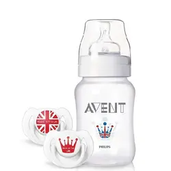 ست شیشه شیر و پستانک دو عددی فیلیپس اونت PHILIPS AVENT