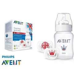 ست شیشه شیر و پستانک دو عددی فیلیپس اونت PHILIPS AVENT