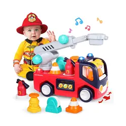 اسباب بازی ماشین آتش نشانی موزیکال هولی تویز Hola Toys