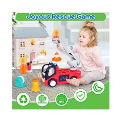 اسباب بازی ماشین آتش نشانی موزیکال هولی تویز Hola Toys