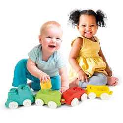 اسباب بازی قطار نرم کلمنتونی Clementoni