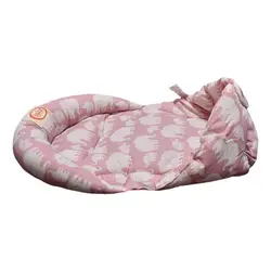 آغوشگیر و قنداق سویسی نوزاد ایسیز ISIZ مدل فیل صورتی