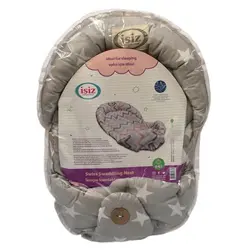 آغوشگیر و قنداق سویسی نوزاد ایسیز ISIZ مدل ستاره طوسی