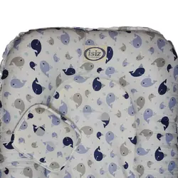 پشه بند تشک دار کودک ایسیز ISIZ مدل وال آبی