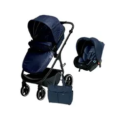 سرویس کالسکه و کریر سرمه ای بروی BREVI مدل ADON