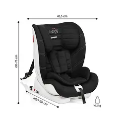 صندلی ماشین مشکی 9 تا 36 کیلو بروی Brevi مدل Tazio