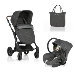 سرویس سه تکه کالسکه نوک مدادی بروی Brevi مدل PrestoCity