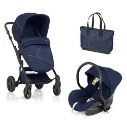 سرویس سه تکه کالسکه سرمه ای بروی Brevi مدل PrestoCity