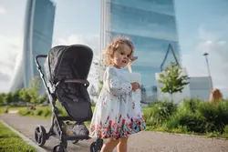 سرویس سه تکه کالسکه کرم بروی Brevi مدل PrestoCity