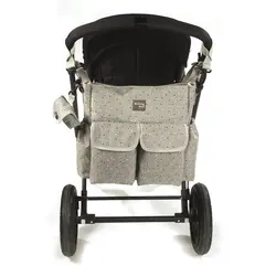 ساک لوازم کودک سه تکه بژ واکینگ مام مدل CONFETI