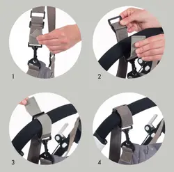 ساک لوازم ستاره دار سه تکه واکینگ مام مدل GABI