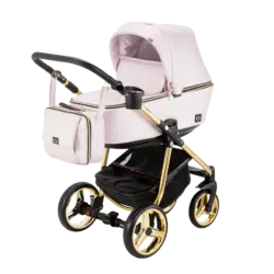 ست کالسکه صورتی چرم 4 تکه آدامکس مدل222 REGGIO SHINE