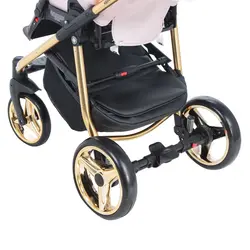 ست کالسکه صورتی چرم 4 تکه آدامکس مدل222 REGGIO SHINE