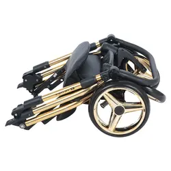 ست کالسکه صورتی چرم 4 تکه آدامکس مدل222 REGGIO SHINE