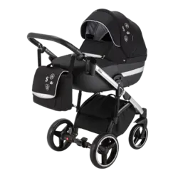 ست کالسکه مشکی طلایی 4 تکه آدامکس مدل CORTINA SE 401