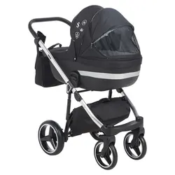 ست کالسکه مشکی طلایی 4 تکه آدامکس مدل CORTINA SE 401