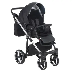 ست کالسکه مشکی طلایی 4 تکه آدامکس مدل CORTINA SE 401