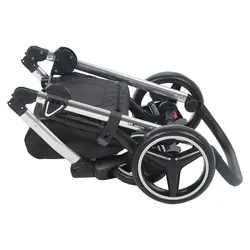 ست کالسکه مشکی طلایی 4 تکه آدامکس مدل CORTINA SE 401