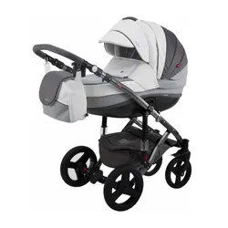 ست کالسکه طوسی چرم 4 تکه آدامکس مدل VICCO DELUXE 102