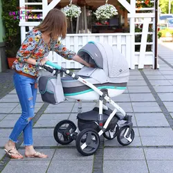 ست کالسکه فیروزه ای 4 تکه آدامکس مدل VICCO R9