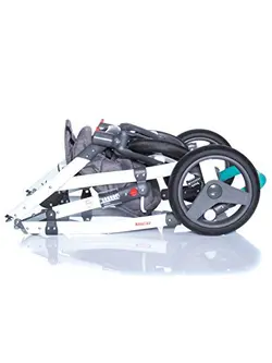 ست کالسکه فیروزه ای 4 تکه آدامکس مدل VICCO R9