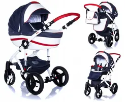 ست کالسکه سرمه ای 4 تکه آدامکس مدل VICCO R1