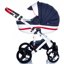 ست کالسکه سرمه ای 4 تکه آدامکس مدل VICCO R1