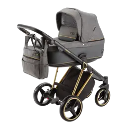 ست کالسکه طوسی طلایی 4 تکه آدامکس مدل 468 VERONA SE