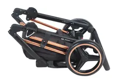 ست کالسکه طوسی طلایی 4 تکه آدامکس مدل 468 VERONA SE