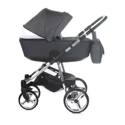 ست کالسکه طوسی نقره ای 4 تکه آدامکس مدل REGGIO SE Y861