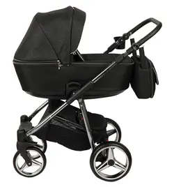 ست کالسکه مشکی نقره ای 4 تکه آدامکس مدل REGGIO SE Y69