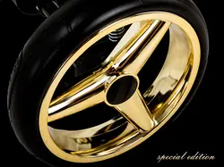 ست کالسکه سرمه ای طلایی 4 تکه آدامکس مدل REGGIO SE Y807