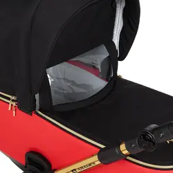 ست کالسکه مشکی قرمز 4 تکه آدامکس مدل REGGIO SE Y804