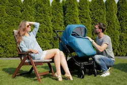 ست کالسکه آبی 4 تکه آدامکس مدل REGGIO Y102