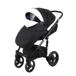 ست کالسکه مشکی 4 تکه آدامکس مدل MONTE D6