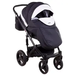 ست کالسکه مشکی 4 تکه آدامکس مدل MONTE D6