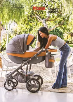 ست کالسکه کارامل 4 تکه آدامکس مدل MONTE D1