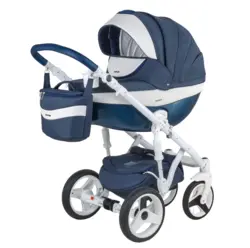 ست کالسکه سرمه ای 4 تکه آدامکس مدل MONTE D7