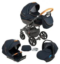 ست کالسکه سرمه ای 4 تکه آدامکس مدل ENCORE X3