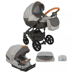 ست کالسکه طوسی 4 تکه آدامکس مدل ENCORE X4