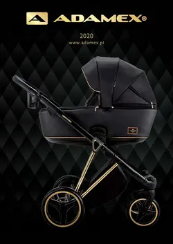 ست کالسکه مشکی 4 تکه آدامکس مدل CRISTIANO 407