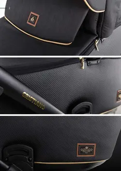 ست کالسکه مشکی 4 تکه آدامکس مدل CRISTIANO 407