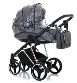 ست کالسکه طوسی 4 تکه آدامکس مدل CRISTIANO 433