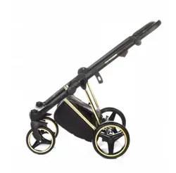 ست کالسکه طوسی طلایی 4 تکه آدامکس مدل CRISTIANO 468