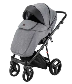 ست کالسکه طوسی 4 تکه آدامکس مدل CRISTIANO 240