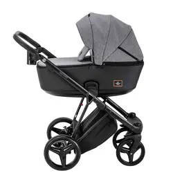 ست کالسکه طوسی 4 تکه آدامکس مدل CRISTIANO 240