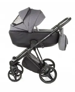 ست کالسکه طوسی 4 تکه آدامکس مدل CRISTIANO 240