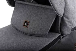 ست کالسکه طوسی 4 تکه آدامکس مدل CRISTIANO 240