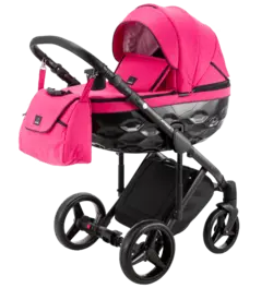 ست کالسکه صورتی 4 تکه آدامکس مدل CHANTAL 218