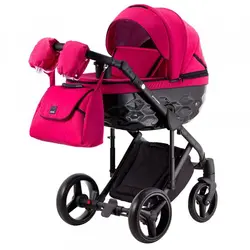 ست کالسکه صورتی 4 تکه آدامکس مدل CHANTAL 218